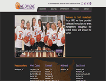 Tablet Screenshot of 1on1basketball.com