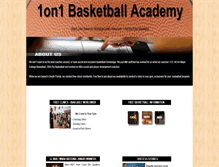 Tablet Screenshot of 1on1basketball.net
